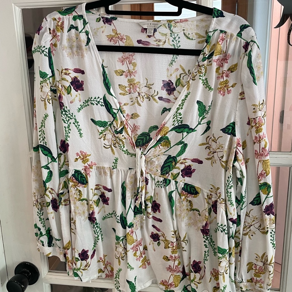 Lucky Brand Floral Blouse